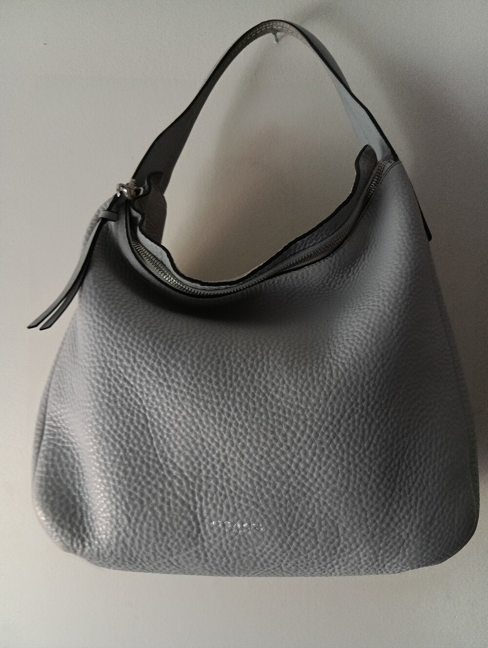 Coach Grey Leather Hobo Bag - Unbranded